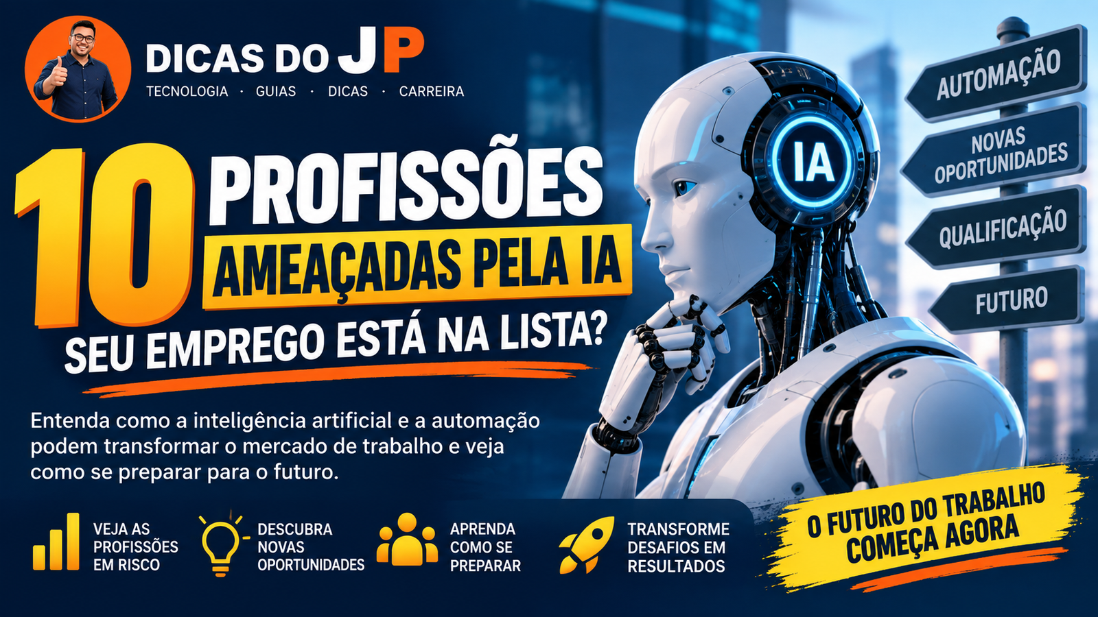 10 Profissões que Podem Mudar ou Perder Espaço com a Inteligência Artificial