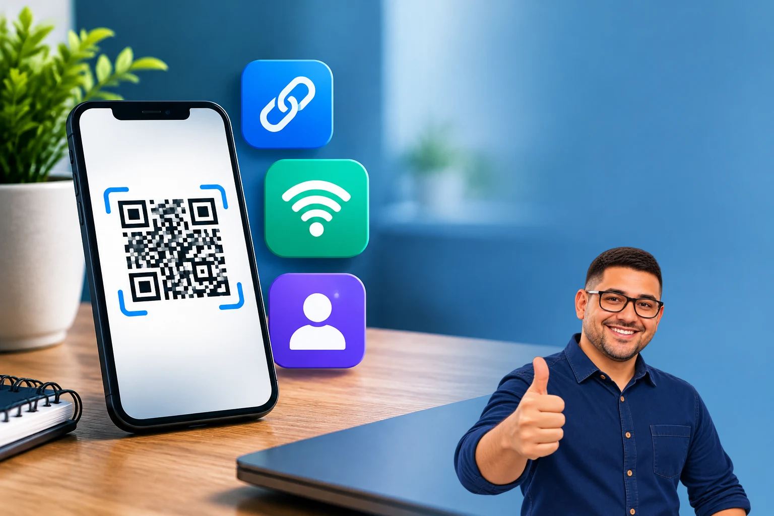 Como Criar um QR Code para Links, Wi-Fi e Contatos