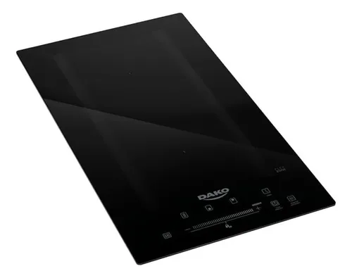 Cooktop Indução Dako 2 Bocas Mesa 220v Vidro Touch