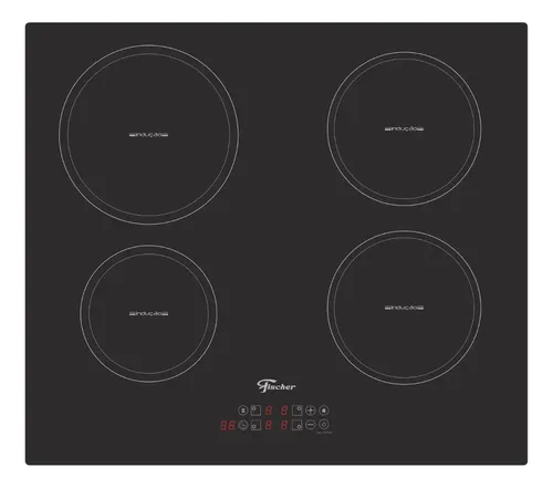Cooktop de Indução Fischer 4 Bocas Vitrocerâmica com Touch Screen 220V