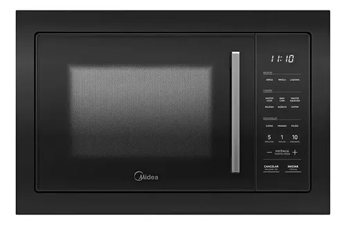 Micro-ondas De Embutir 35l Touch Preto Midea
